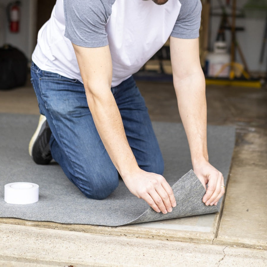 Duck Brand Indoor/Outdoor Carpet Tape - 25 yd Length x 1.88" Width - White - 1 Roll