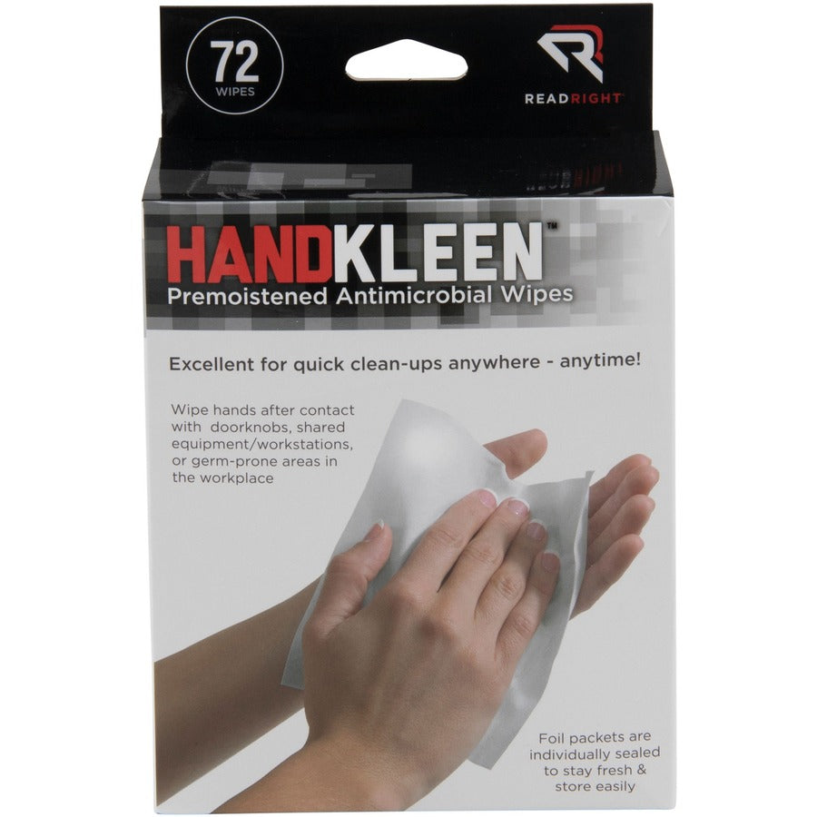Read Right Handkleen Wipes - Front