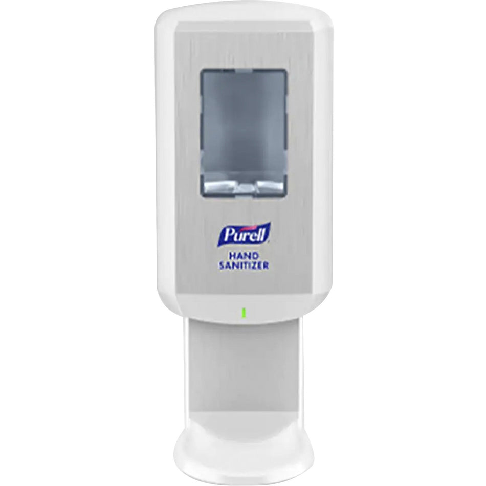 PURELL® CS8 Hand Sanitizer Dispenser - Automatic - 1.27 quart Capacity - Wall Mountable, Refillable, Site Window, Touch-free - White - 1 / Carton