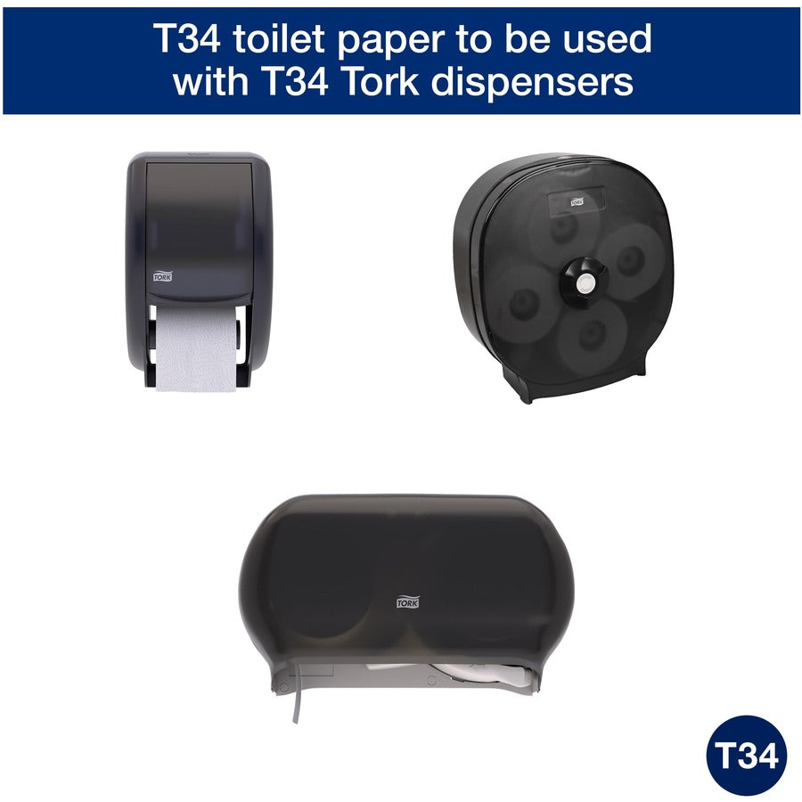 TORK Toilet Paper Roll White T34 - Alternate-Image1