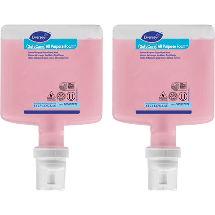 Diversey IntelliCare Lemon Tea Splash Body Wash - 1.37 Quart - Citrus Scent - pH Balanced - 6/Carton - Skin Care