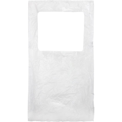 Scensibles Universal Poly Receptacle Liners: 12.50’’ x 23’’ - Frosted Clear HDPE - 500/Carton - Trash Bags & Liners
