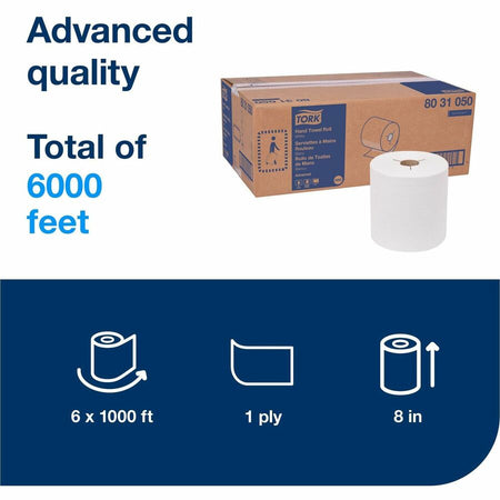 TORK Hand Towel Roll White H80 - Alternate-Image1