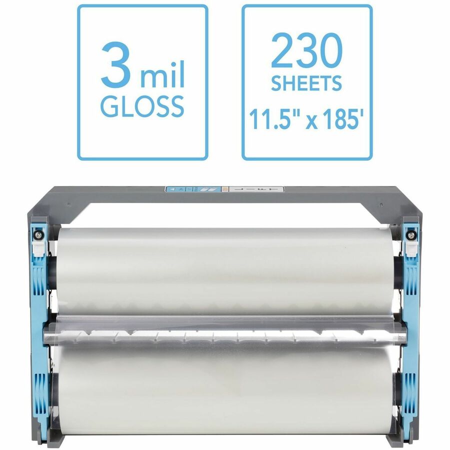 GBC Foton 30 Reloadable Cartridge - Laminating Pouch/Sheet Size: 11.50" Width x 185 ft Length x 3 mil Thickness - Glossy - for Laminator - 1 Each