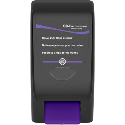 SC Johnson Hand Soap 2000 Manual Dispenser - Manual - 1.06 gal Capacity - Durable, Antimicrobial, Locking Mechanism - Black - 1 Each