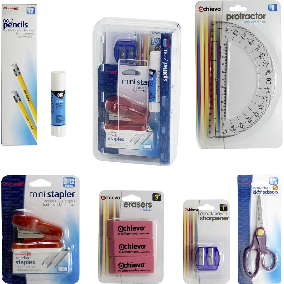 Officemate Back-to-School Organizer Kit - Multi - 1 Each