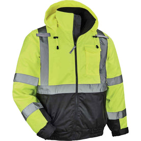 Ergodyne 8377 Type R Class 3 Hi-Vis Quilted Bomber Jacket - 2000