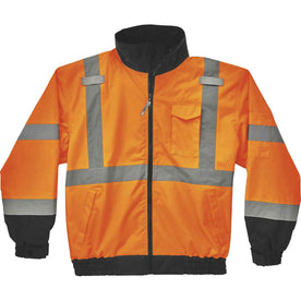 Ergodyne 8379 Type R Class 3 Hi-Vis Fleece Lined Bomber Jacket - 2000