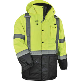 Ergodyne 8384 Type R Class 3 Hi-Vis Quilted Thermal Parka - 2000