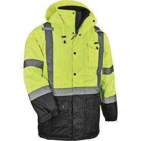 Ergodyne 8384 Type R Class 3 Hi-Vis Quilted Thermal Parka - 2000