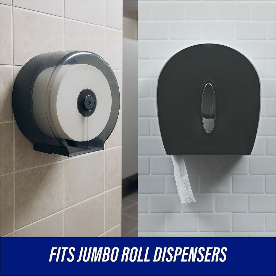 Genuine Joe Jumbo Jr Dispenser Bath Tissue Roll - Alternate-Image5