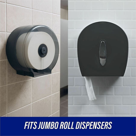 Genuine Joe Jumbo Jr Dispenser Bath Tissue Roll - Alternate-Image5
