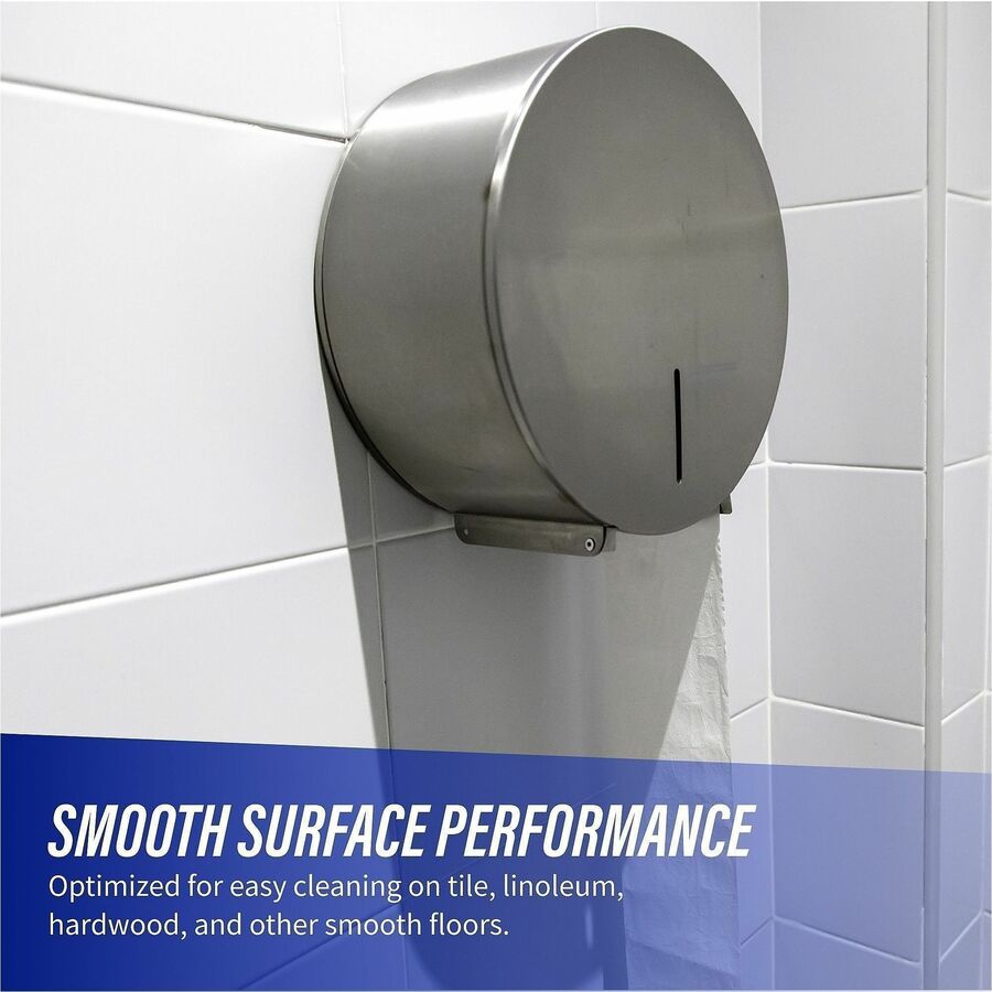 Genuine Joe Jumbo Jr Dispenser Bath Tissue Roll - 2 Ply - 3.30" Width x 1000 ft Length - 8.88" Roll Diameter - White - Fiber - 12 / Carton