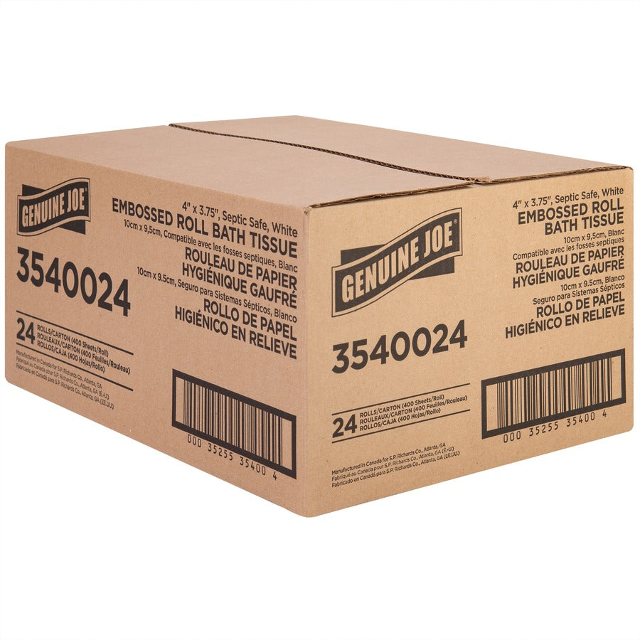 Genuine Joe 2-ply Bath Tissue Rolls - Right