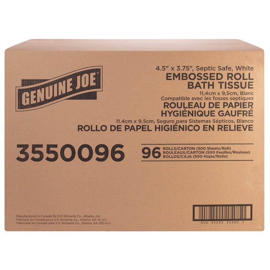 Genuine Joe 2-ply Bath Tissue - Front