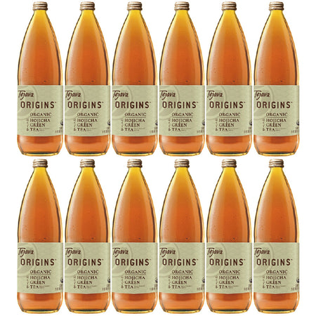 Tejava Origins Organic Hojicha Green Tea Bottle - Green Tea - GMO Free - Kosher - Organic - 12 / Carton