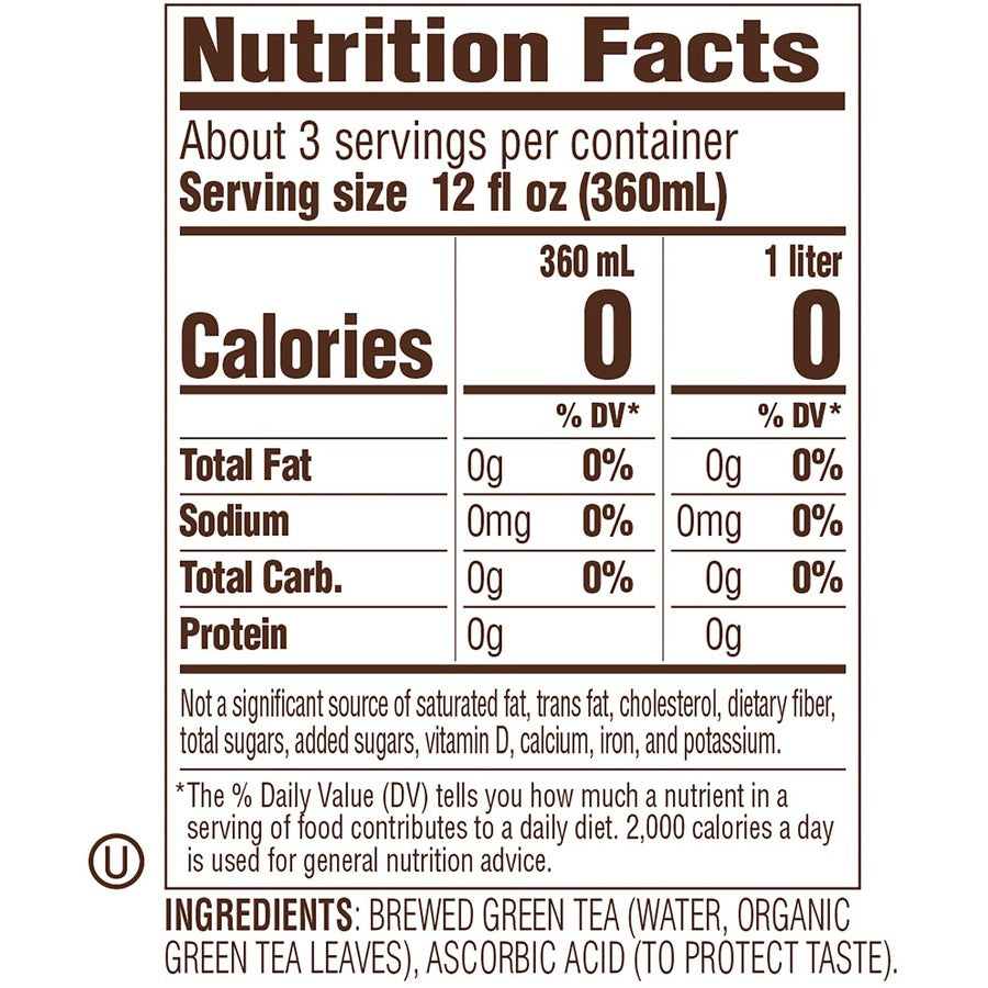 Tejava Origins Organic Hojicha Green Tea Bottle - Green Tea - GMO Free - Kosher - Organic - 12 / Carton