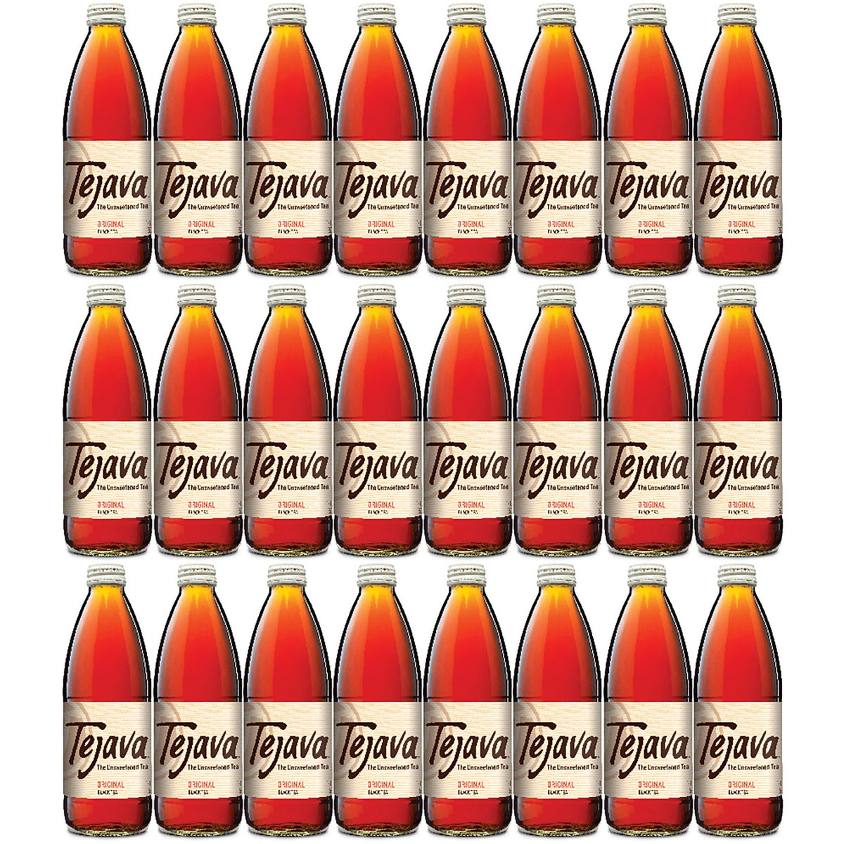 Tejava Original Black Tea Bottle - Black Tea - GMO Free - 24 / Carton