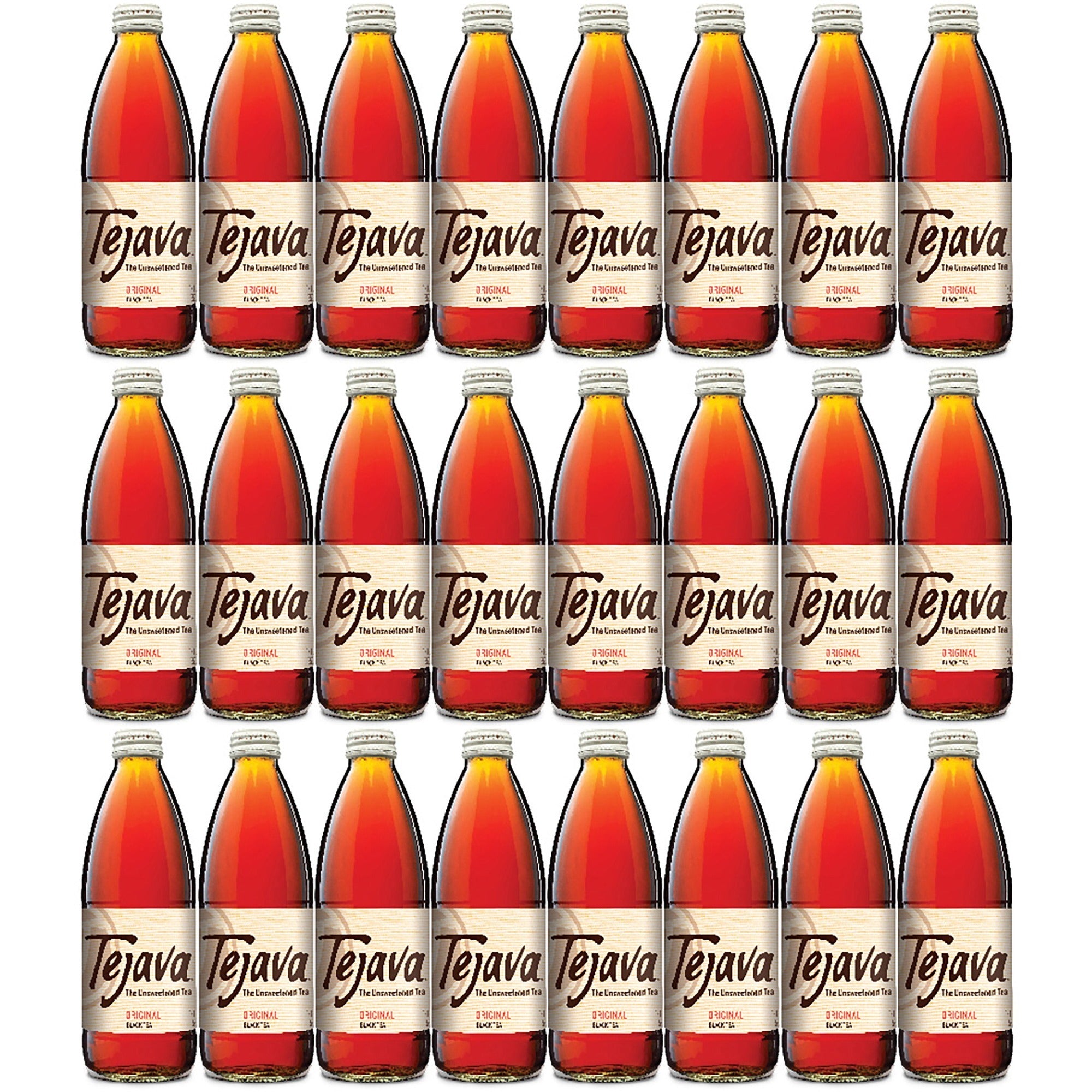 Tejava Original Black Tea Bottle - Black Tea - GMO Free - 24 / Carton