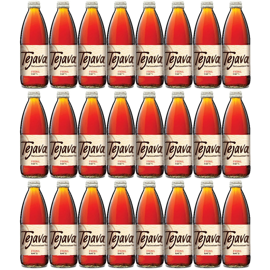 Tejava Original Black Tea Bottle - Black Tea - GMO Free - 24 / Carton