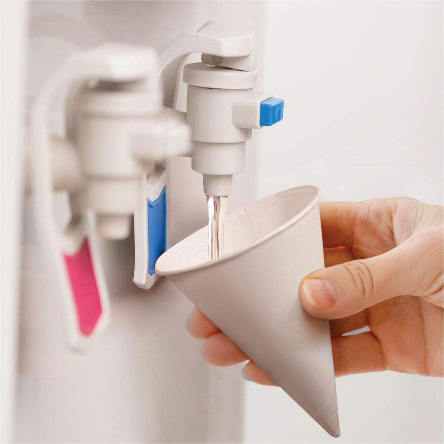 Solo Eco-Forward 4 oz Treated Paper Cone Water Cups - 4 fl oz - Cone - White - Paper - Cold Drink - 200 / Pack