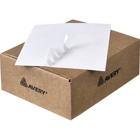 Avery®  Address Label - 3 2/5" Height x 9" Width x 11 1/5" Length - Permanent Adhesive - Rectangle - Matte White - Paper - 33 / Sheet - 500 Total Sheets - 16500 Total Label(s) - 16500 / Carton