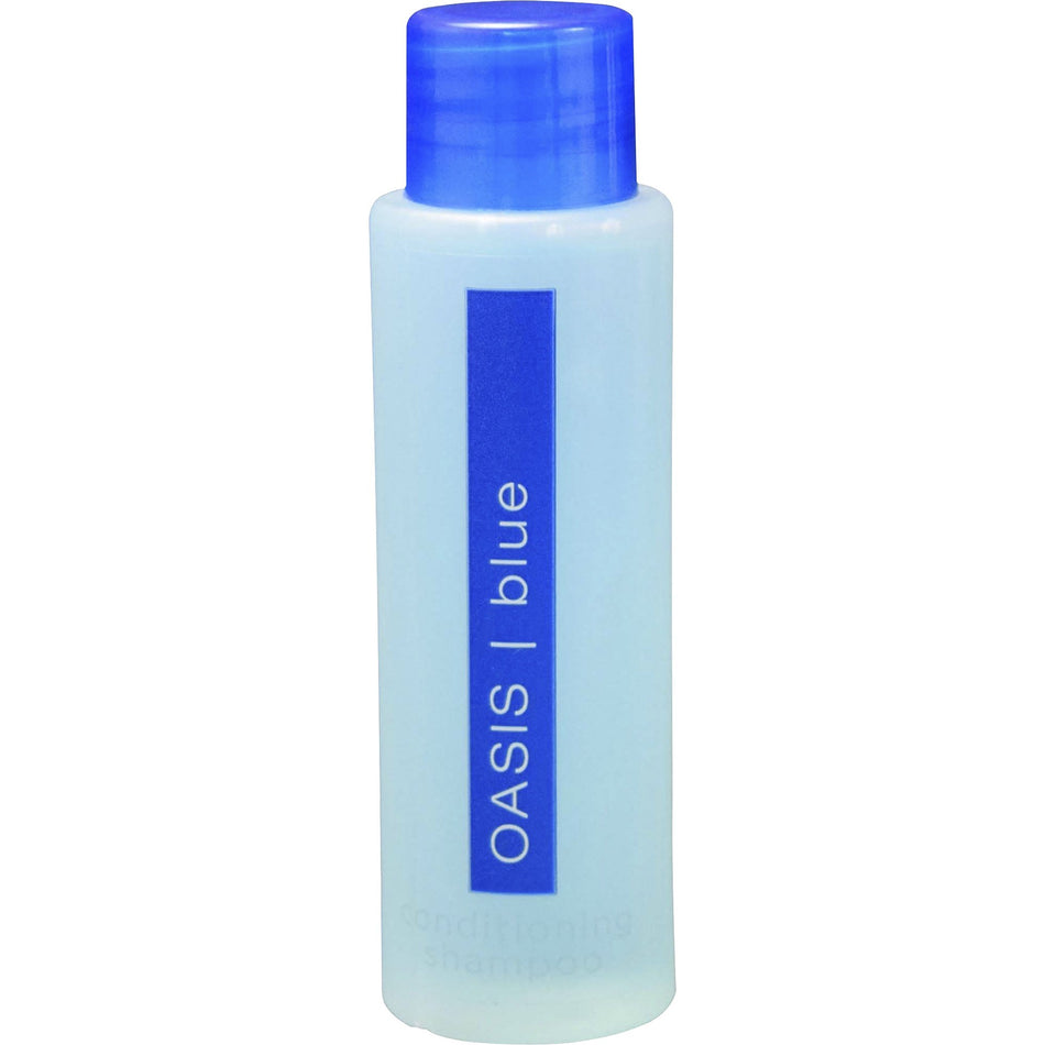 OASIS Shampoo - 1 fl oz (30 mL) - Bottle Dispenser - Hotel - White - 288 / Carton