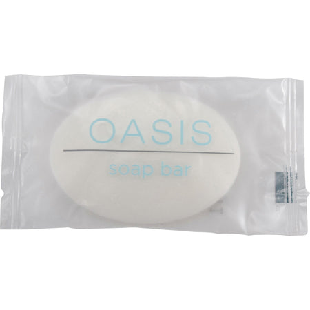 OASIS Soap Bars: Bergamot Oil & Yuzu Fruit Scent - 0.35 oz - White - 1000/Carton - Hand Soaps/Cleaners