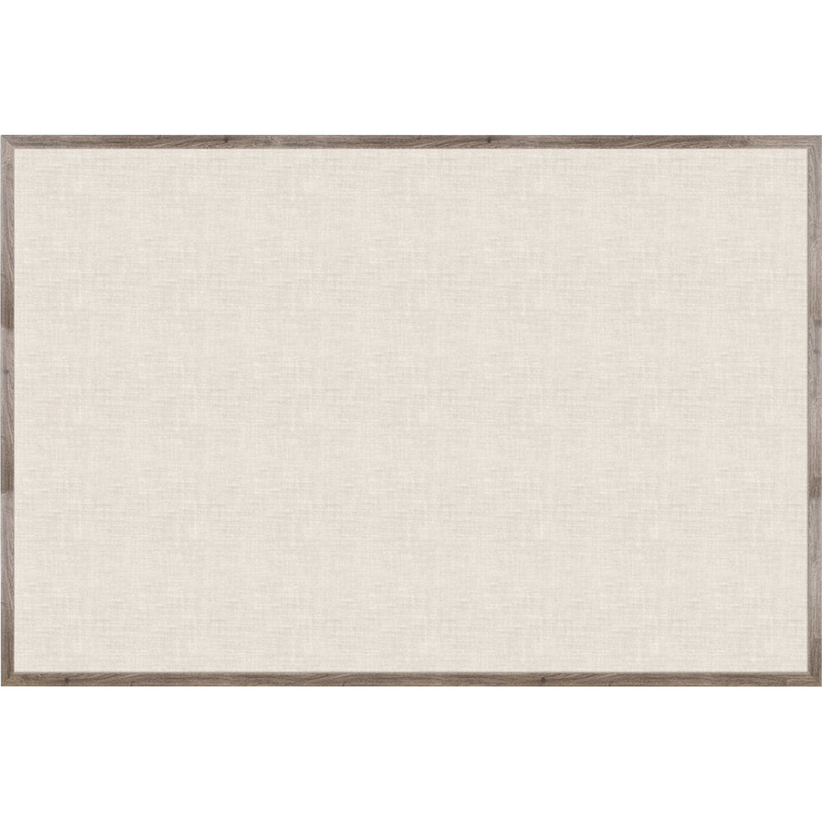 U Brands Linen Bulletin Board - 48x72 - Tan Surface - Rustic Wood Frame - Boards
