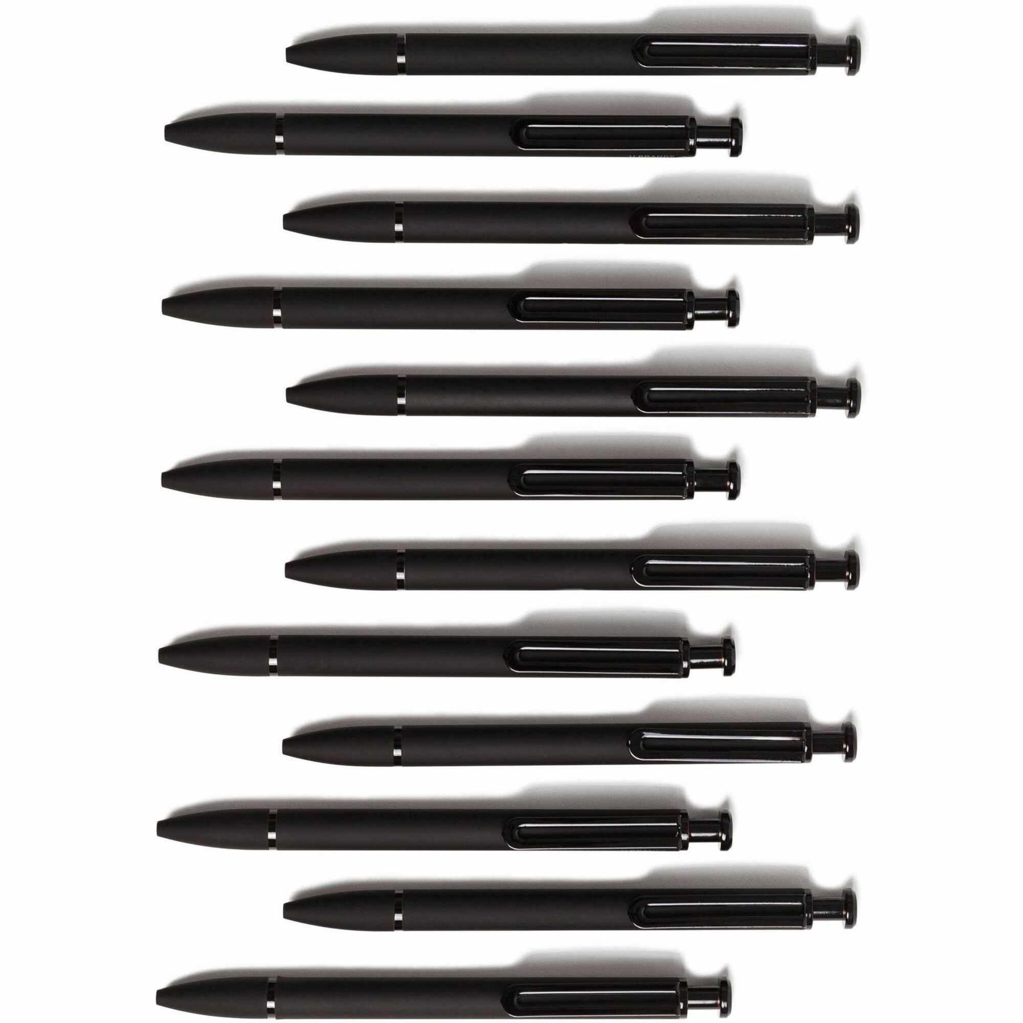 U Brands Monterey Soft Touch Ballpoint Pens - Smooth Writing Retractable