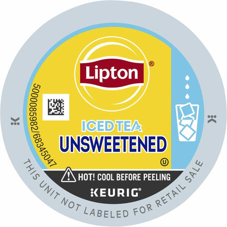 Lipton® Unsweetened Iced Black Tea K-Cup - Refreshing Pods