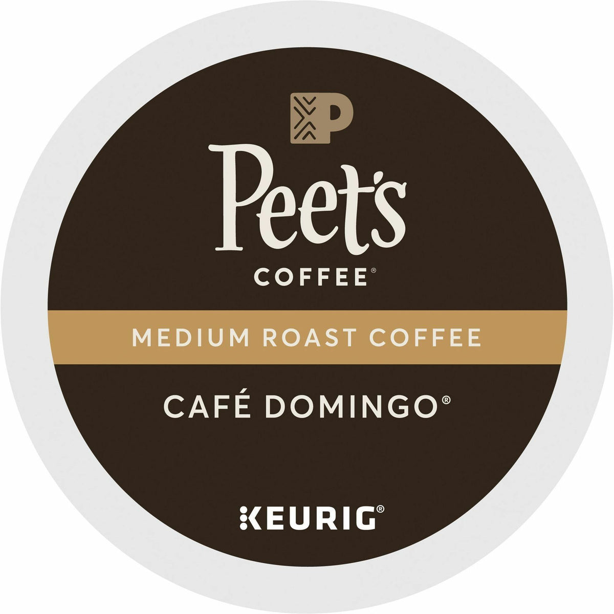 Peet’s Coffee® K-Cup Cafe Domingo: Medium Roast for Keurig - 22/Box - Coffee