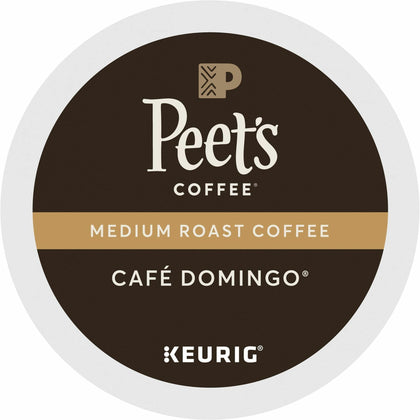 Peet’s Coffee® K-Cup Cafe Domingo: Medium Roast for Keurig - 22/Box - Coffee