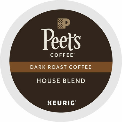 Peet’s Coffee® House Blend K-Cup Coffee - Dark Roast - 22 Count