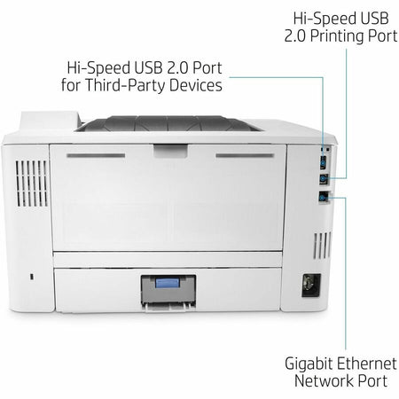 HP LaserJet Enterprise M406dn Desktop Laser Printer - Monochrome - Alternate-Image12