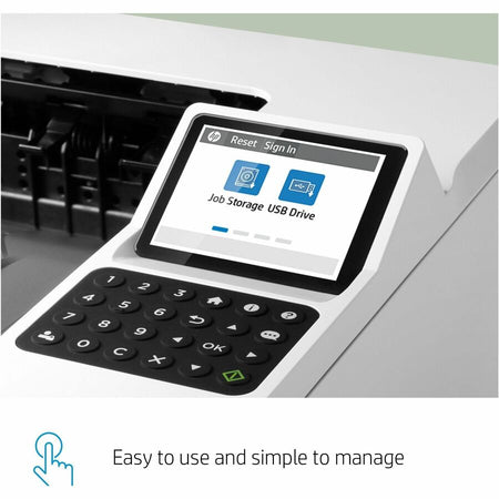 HP LaserJet Enterprise M406dn Desktop Laser Printer - Monochrome - Alternate-Image10