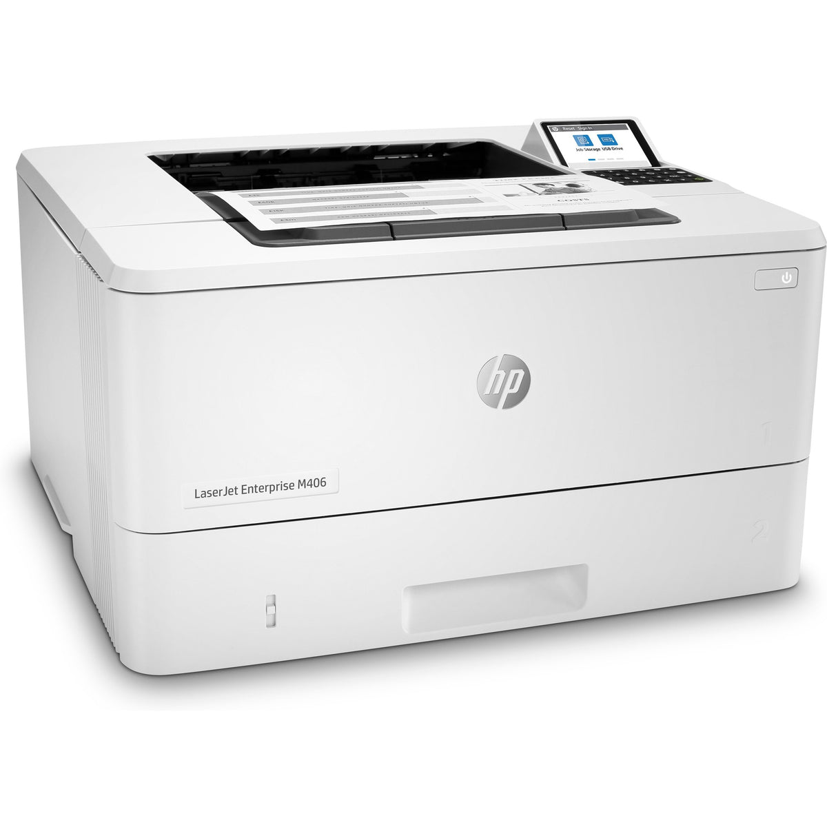 HP LaserJet Enterprise M406dn Desktop Laser Printer - Monochrome - 2000