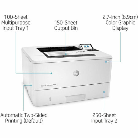HP LaserJet Enterprise M406dn Desktop Laser Printer - Monochrome - Alternate-Image16