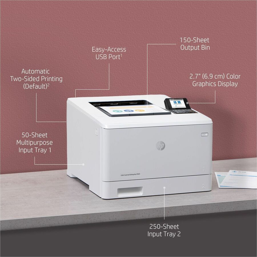 HP LaserJet Enterprise M455dn Desktop Laser Printer - Color - Alternate-Image11