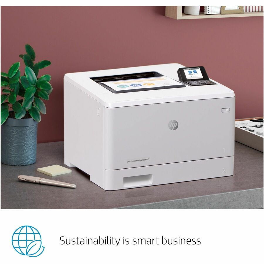 HP LaserJet Enterprise M455dn Desktop Laser Printer - Color - Alternate-Image9
