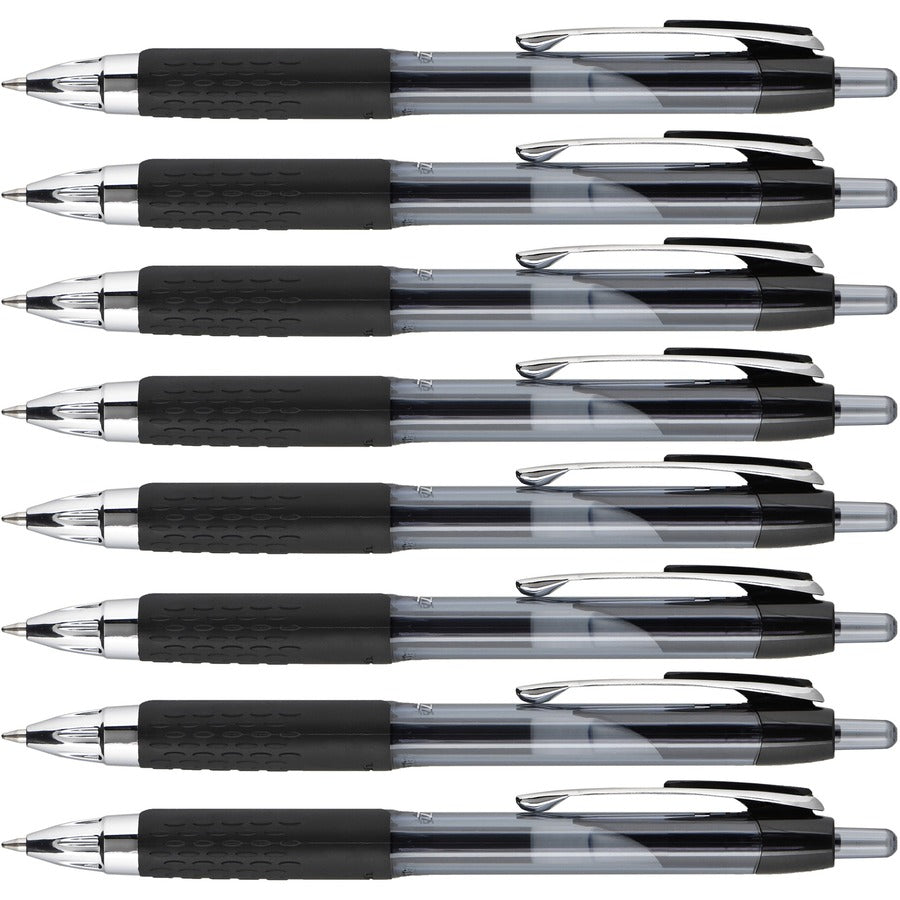 Uniball™ 207 Gel Pen: 0.7mm Medium Point Refillable Retractable - Black Ink - Pens