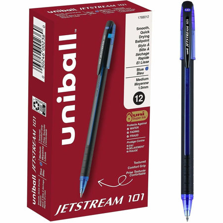 Uniball™ Jetstream 101 Ballpoint Pen - Blue Ink 1mm Medium Point - Pens