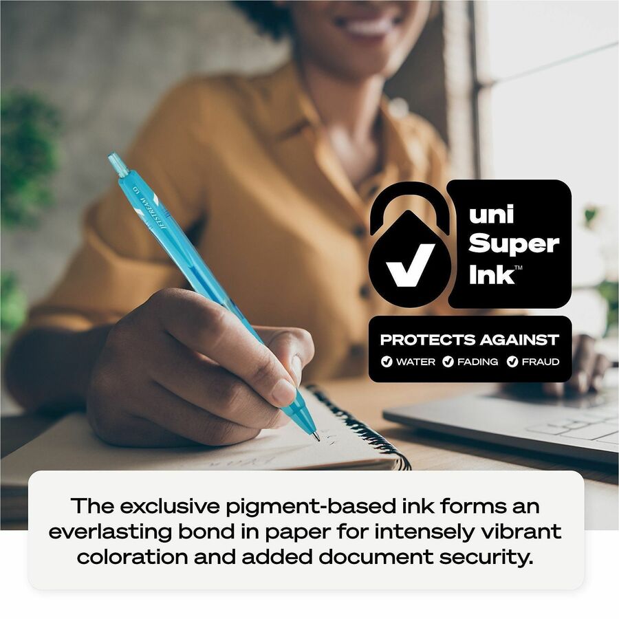 uniball&#8482; Jetstream Elements Ballpoint Pen - 1 mm Medium Pen Point - Multi Ink - 6 / Pack