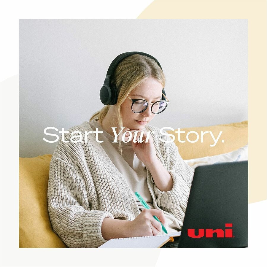 uniball&#8482; Spectrum Gel Pen - 0.7 mm Medium Pen Point - Black Ink - Gel-based - 1 Dozen