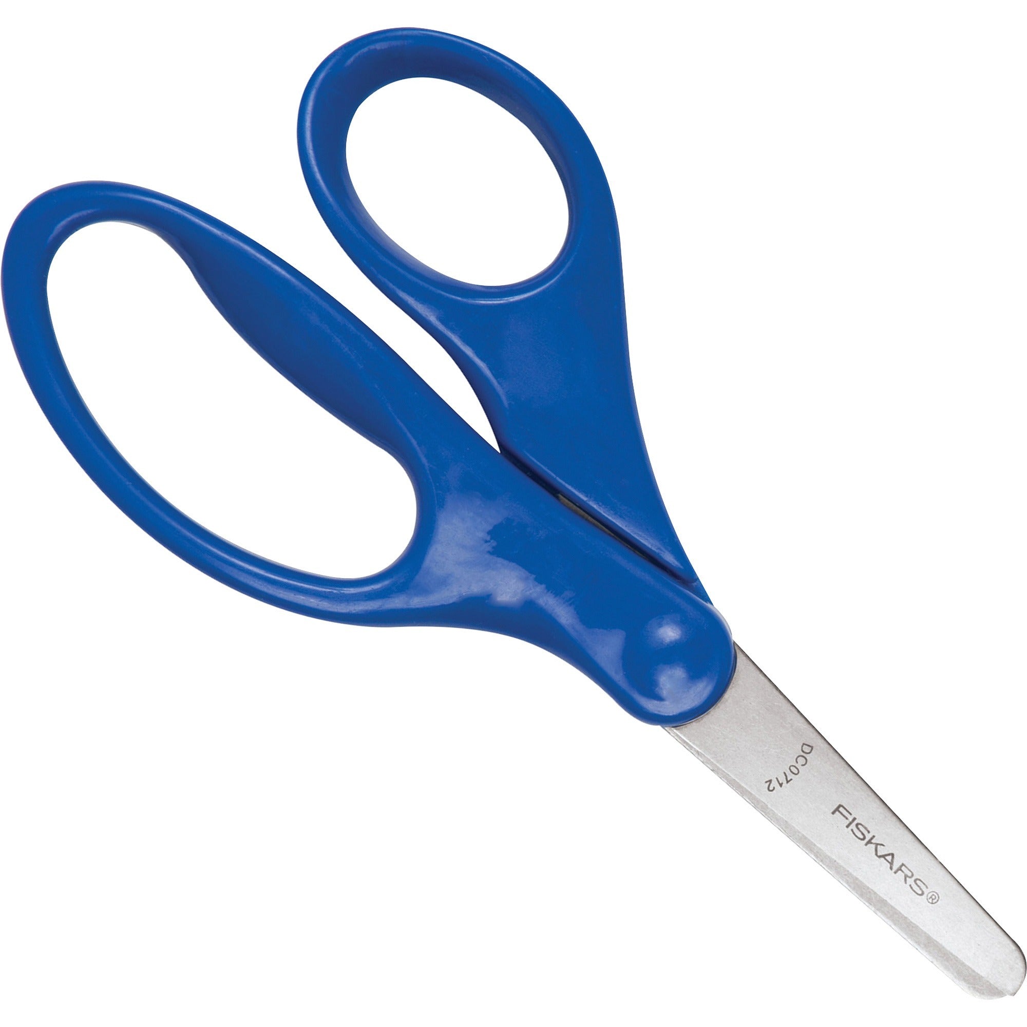 Fiskars 5" Blunt-tip Kids Scissors - 5" Overall Length Safety Edge Blade - Blunted Tip - Blue - 1 Each