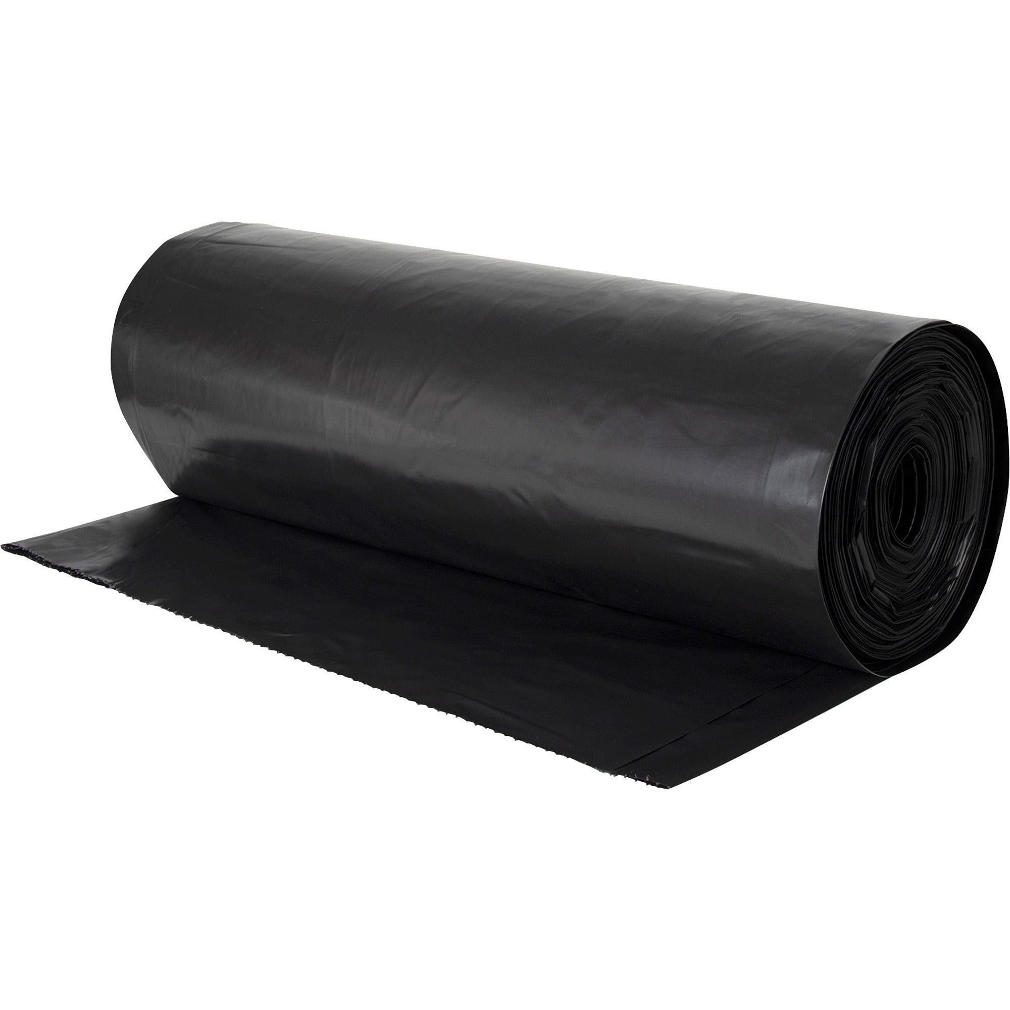 Genuine Joe Heavy-duty Trash Can Liners - 55 gal Capacity - 58’’ Length - 39’’ Width - 2.70 mil Thickness - Black - 50