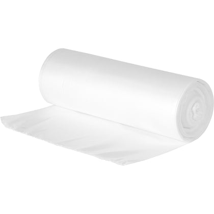 Genuine Joe Heavy-duty Trash Can Liners - 60 gal Capacity - Clear - 50 / Carton - Waste Containers & Lids