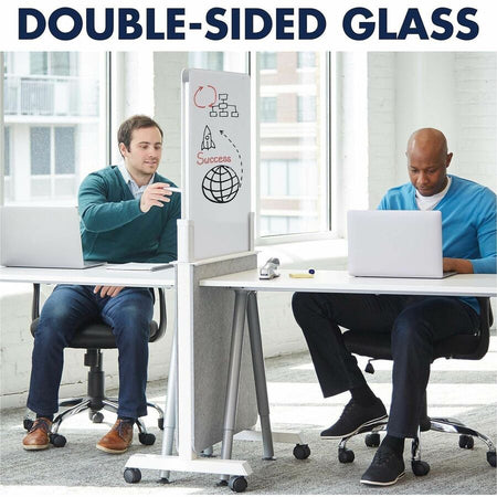 Quartet Agile Glass Dry-Erase Easel - Alternate-Image1