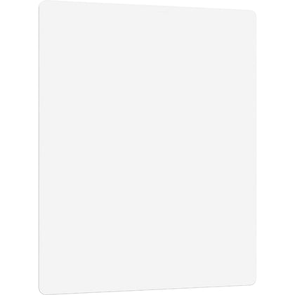 Lorell Frameless Magnetic Glass Board - 36x30 White - Aluminum Frame - Dry Erase Boards