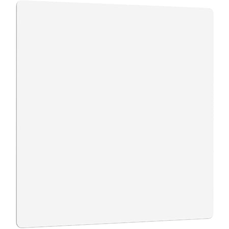 Lorell DIY Frameless Magnetic Glass Board - 36" (3 ft) Width x 36" (3 ft) Height - White Glass Surface - Aluminum Frame - Rectangle - Magnetic - 1 Each